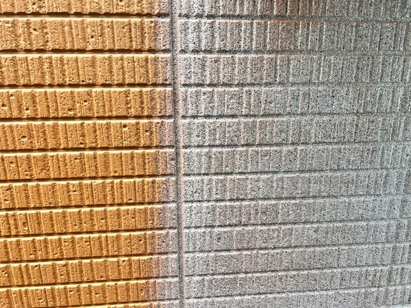 クリスタルアート吹き付け後乾燥前